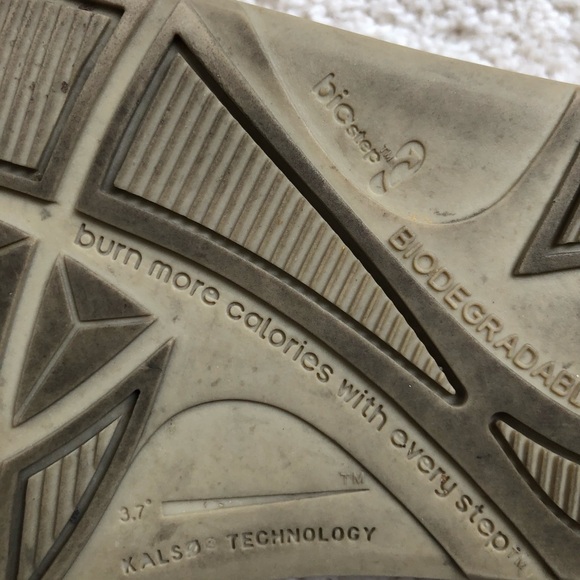 EARTH ORIGINS, “Rose White” slide-on sandals “burn more calories w/every step” - Picture 7 of 12